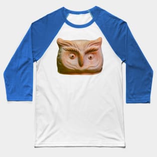 Owl Face Baseball T-Shirt